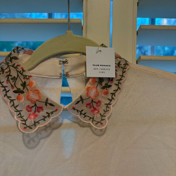 Club Monaco embroidered collar shirt - Picture 4 of 6